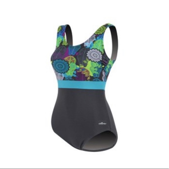 Dolfin Aquashape Madrid Multicolor One Piece Swimsuit - Picture 1 of 5